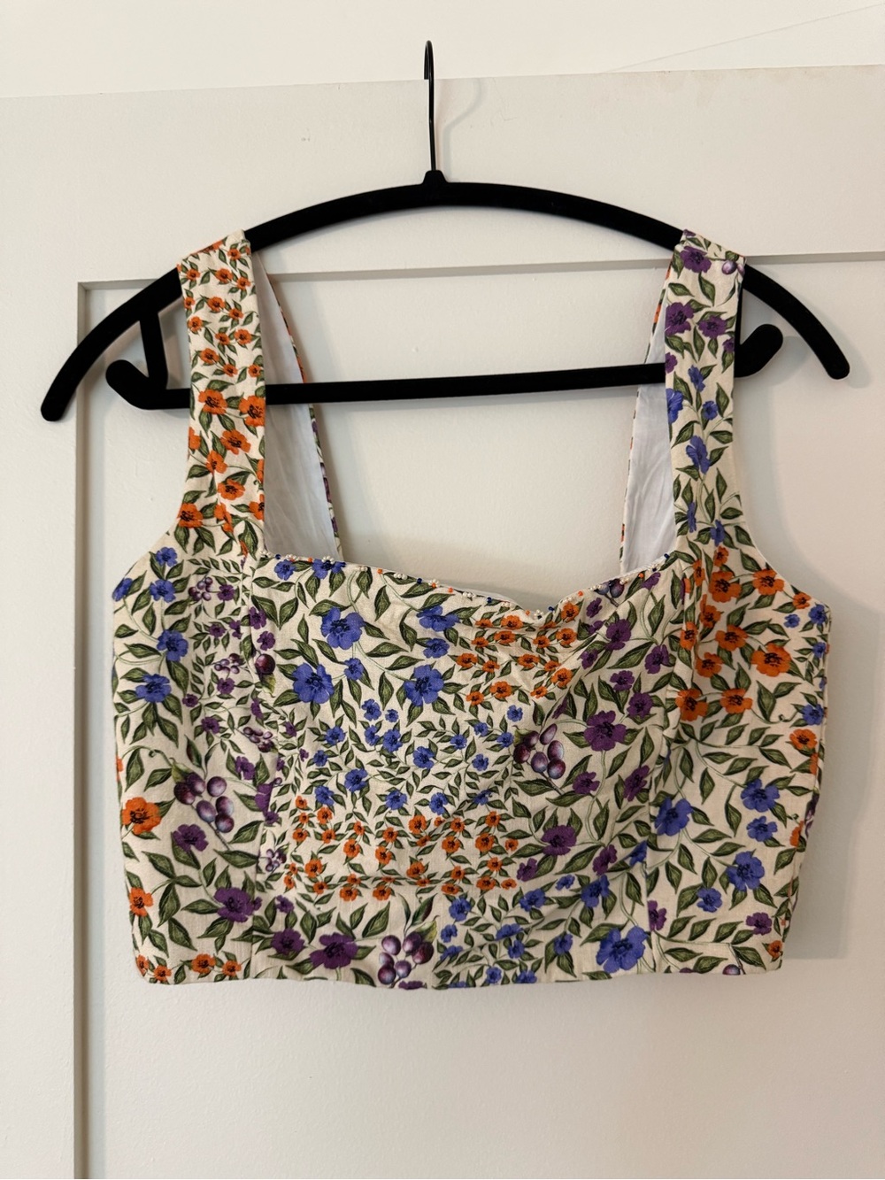 Agua Bendita Kosia Crop Top in Seed